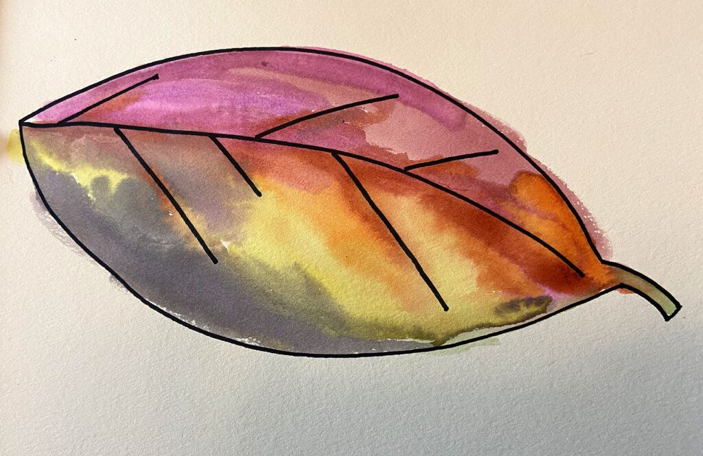 Watercolor Leaves